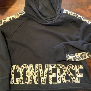 Converse girls crop hoodie size 10/12